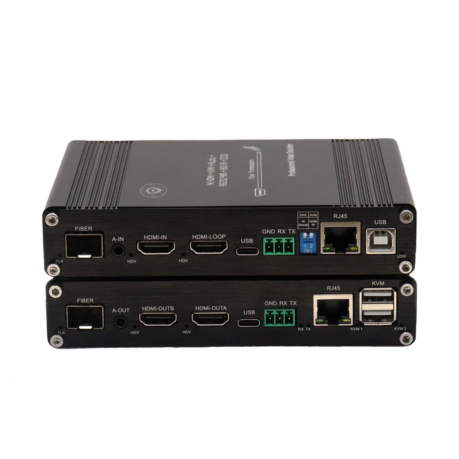 Multifunctional 4K@60Hz HDMI KVM Fiber Extender
