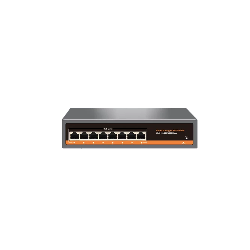 8-port Full Gigabit Lite Managed PoE Switch 802.3af/at
