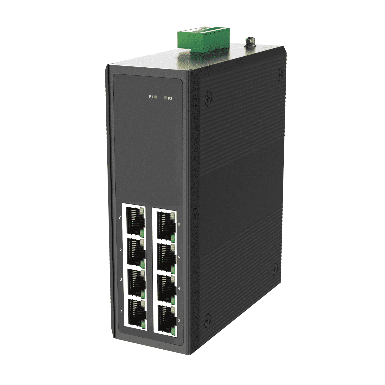 Industrial 8-Port Gigabit Ethernet Switch