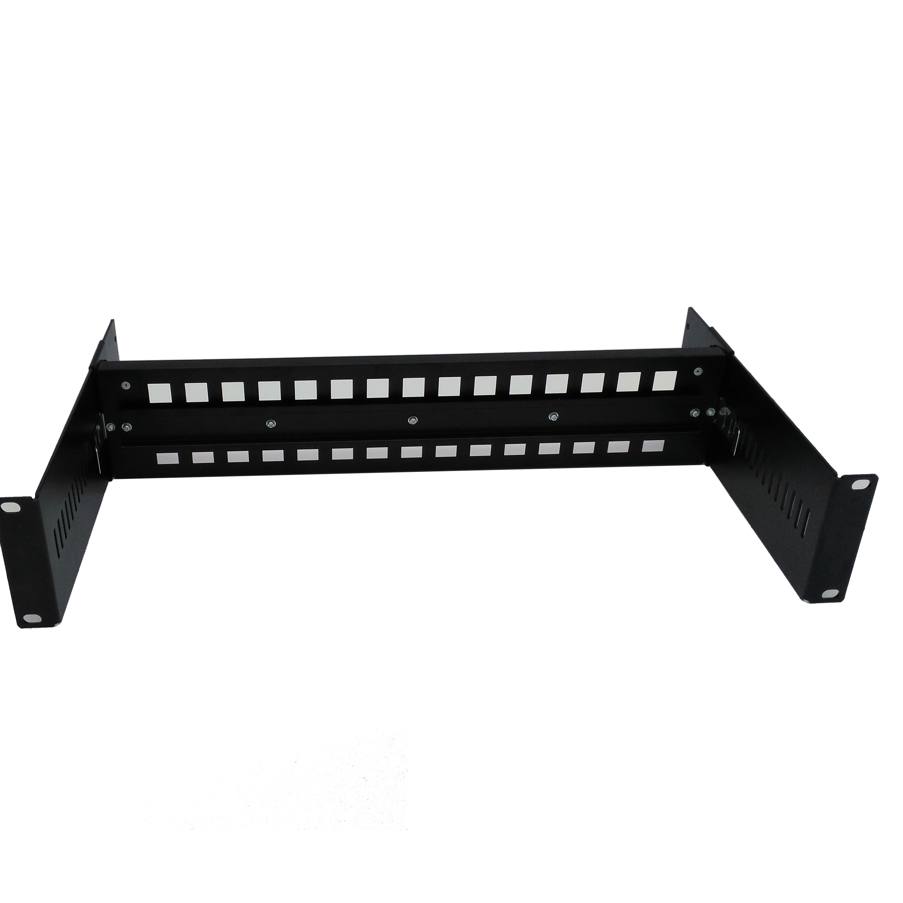 19-Inch Rackmount DIN-Rail Bracket, Adjustable Depth Installation Bracket