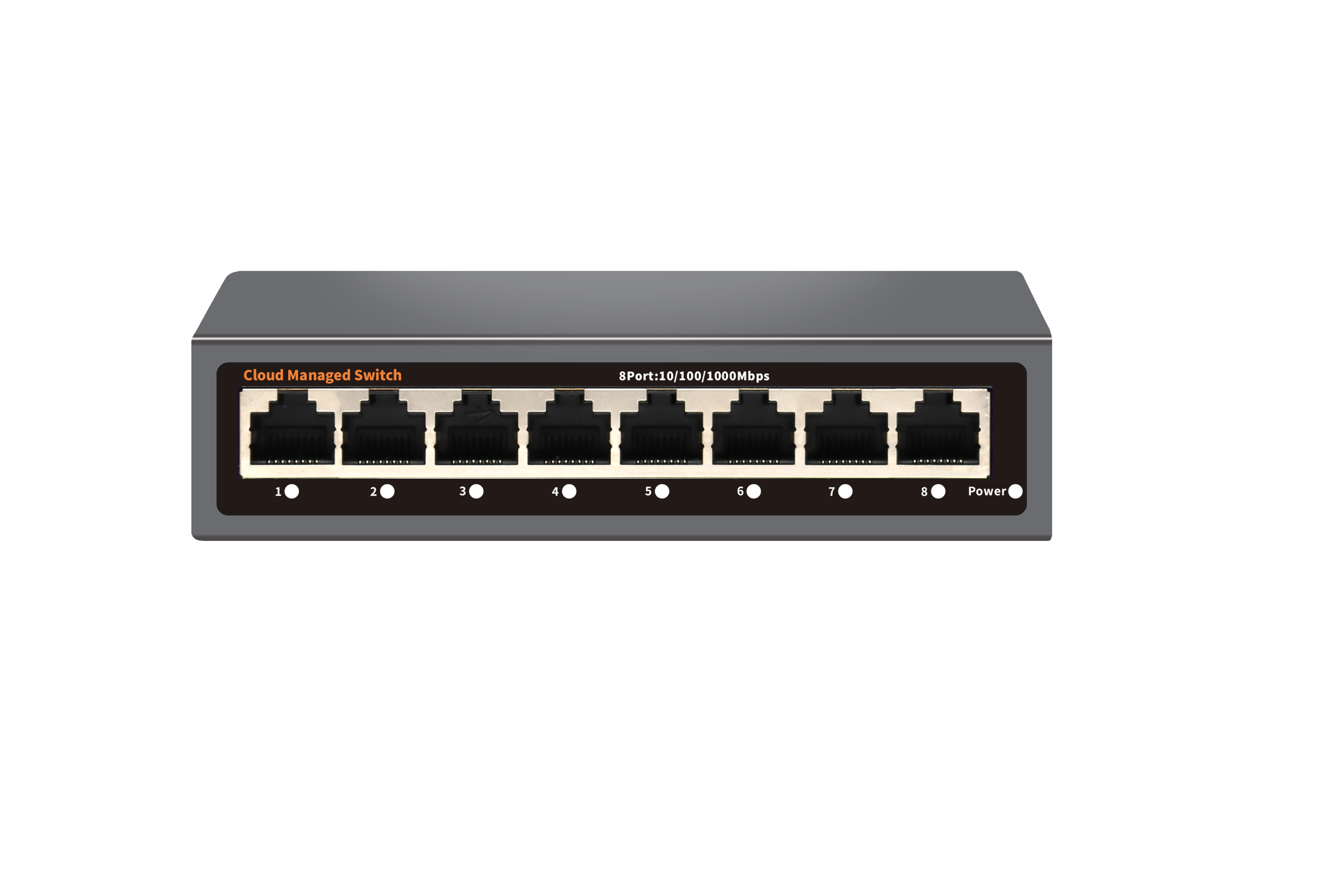 Cloud Managed 8-port Full Gigabit Ethernet Switch