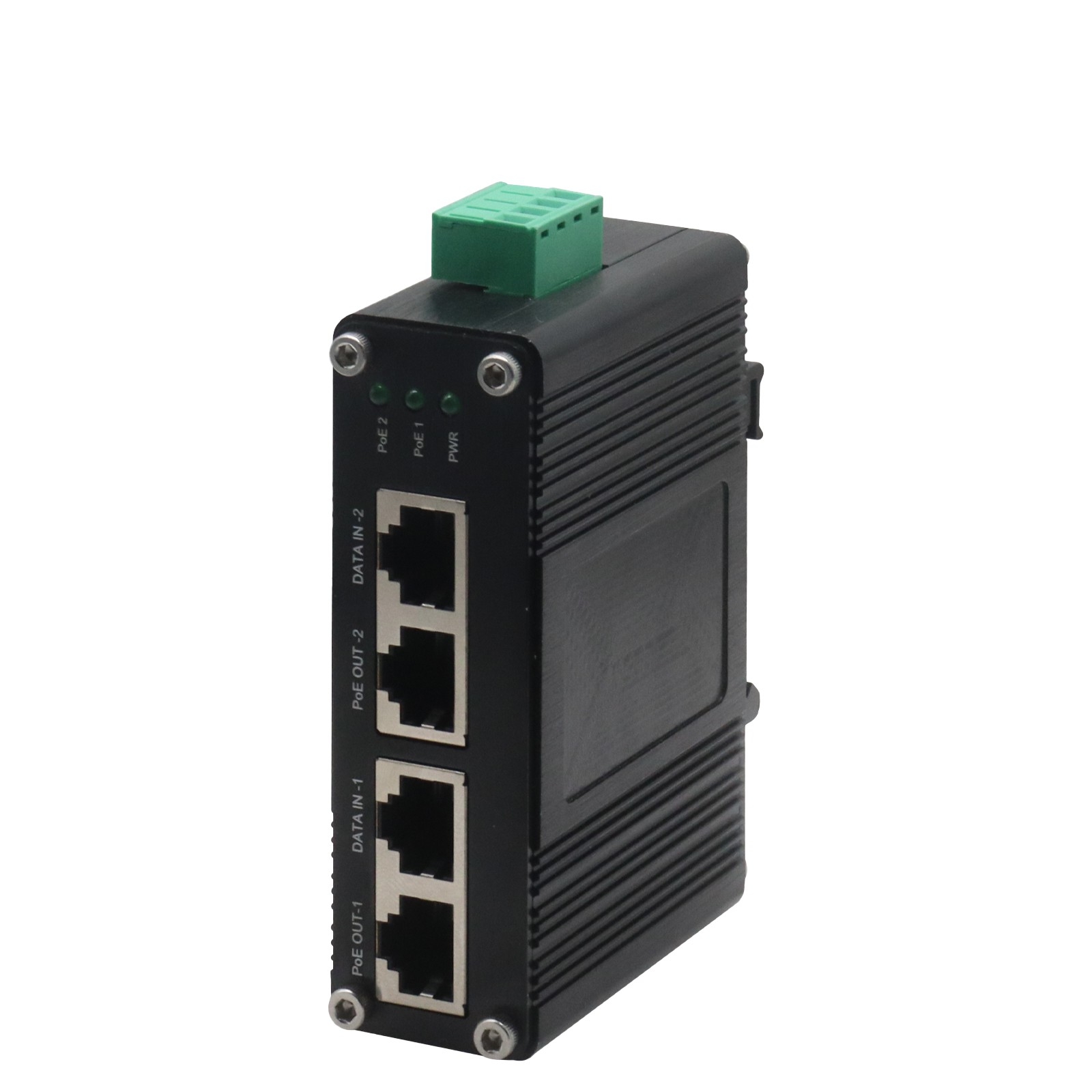 Industrial 2-Port Gigabit PoE+ 30W Injector