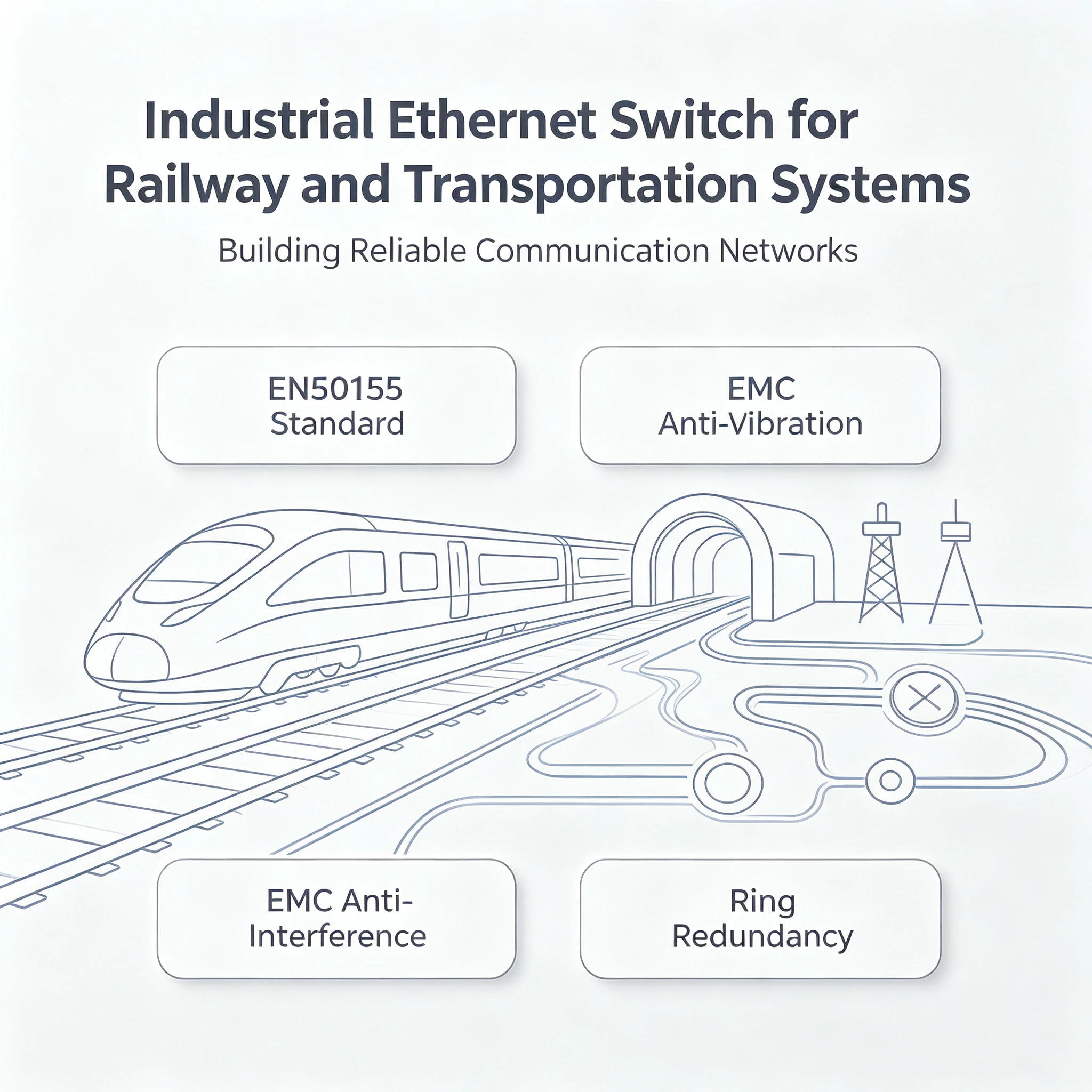 Industrial Ethernet Switch for Railway and Transportation Systems: Building Reliable Communication Networks
