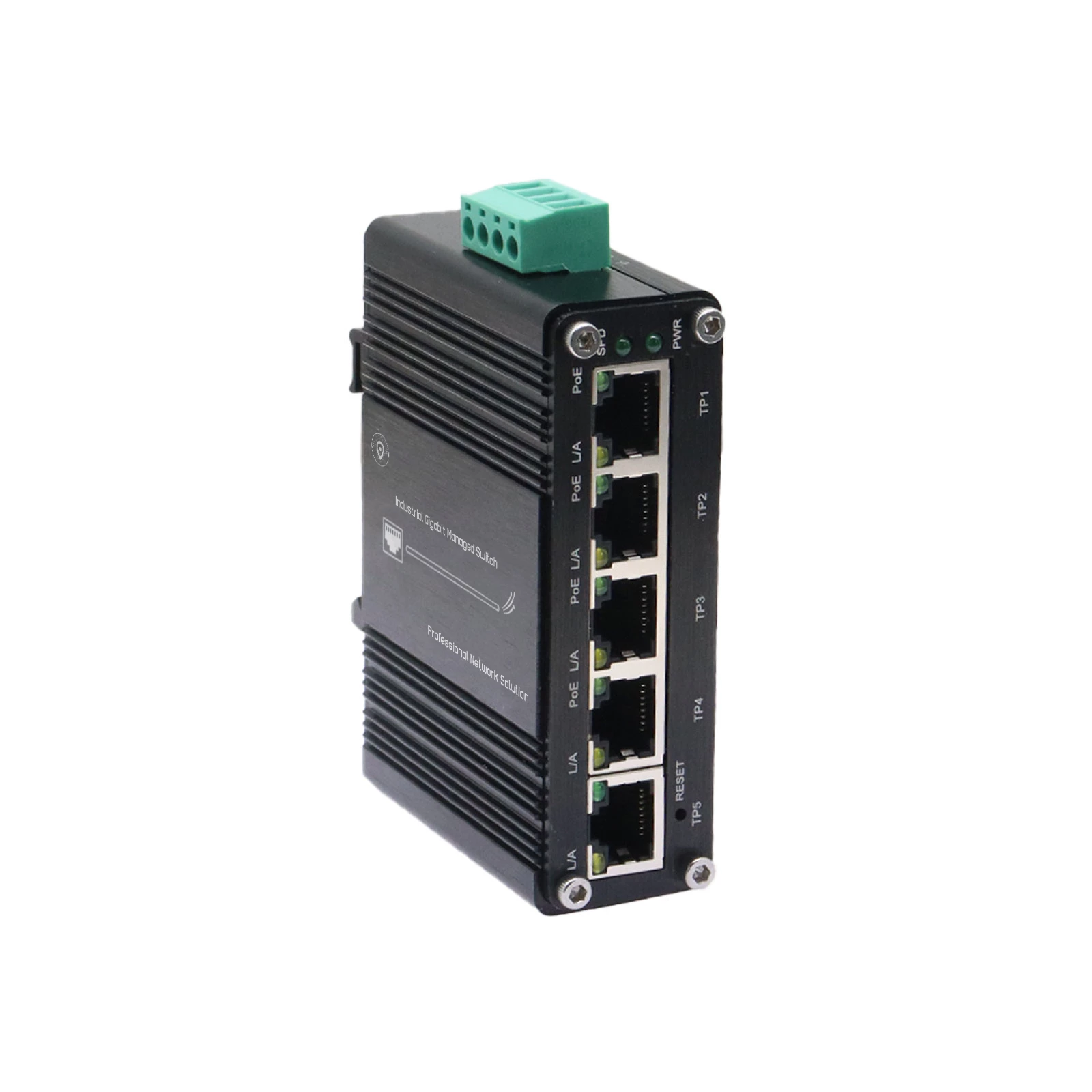 Web Managed Industrial Mini 5-port Ethernet Switch